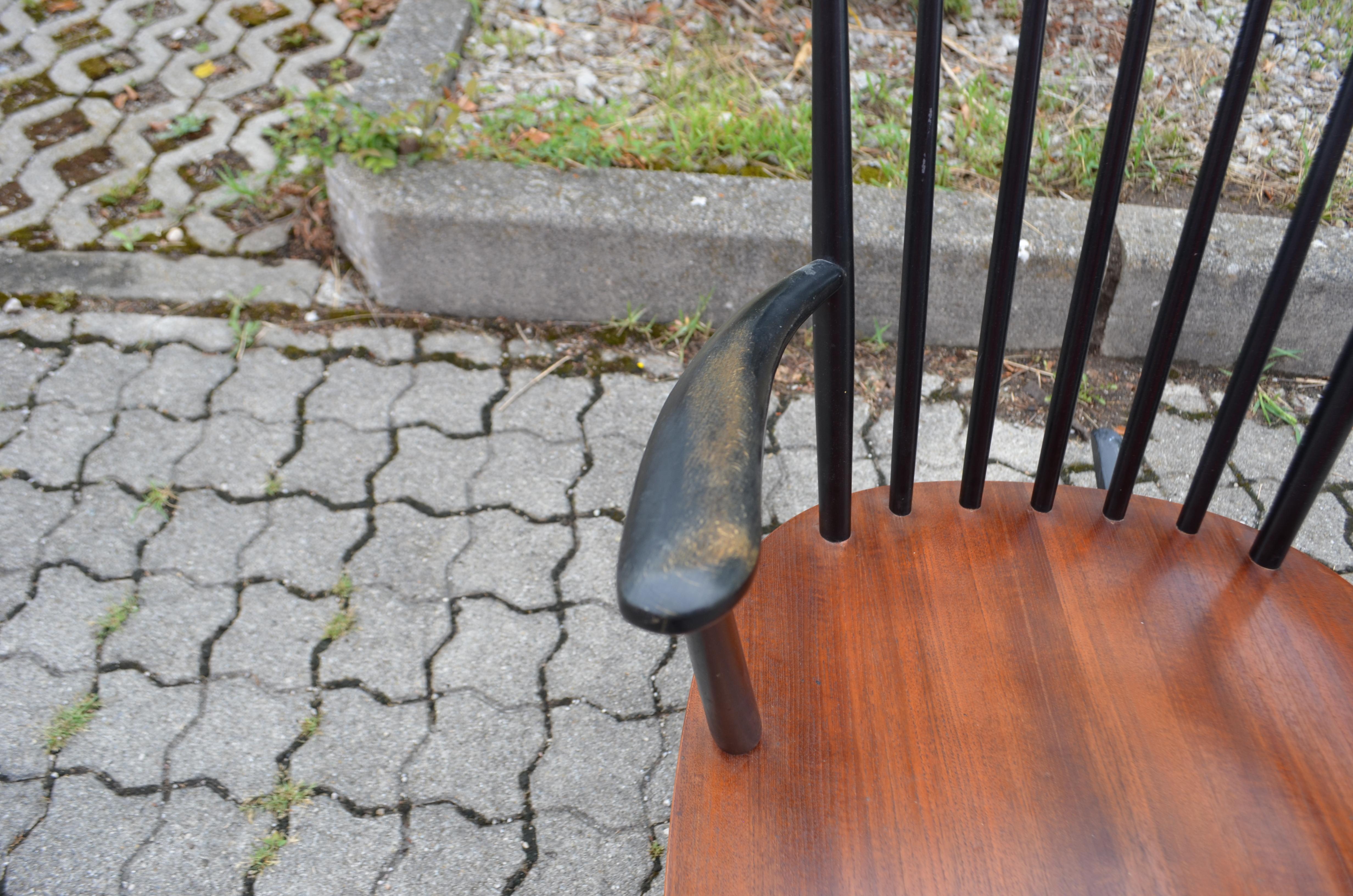 Rocking Chair Rocker Design by Sven Erik Fryklund by Hagafors For Sale 7