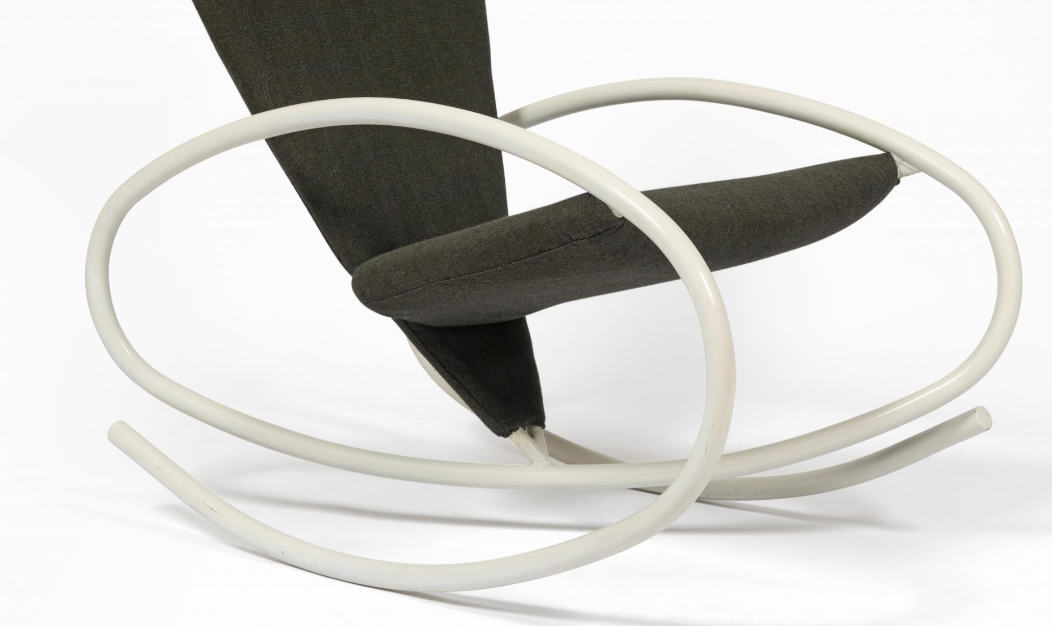 Mid-Century Modern Rocking chair, Suisse, 1979 For Sale