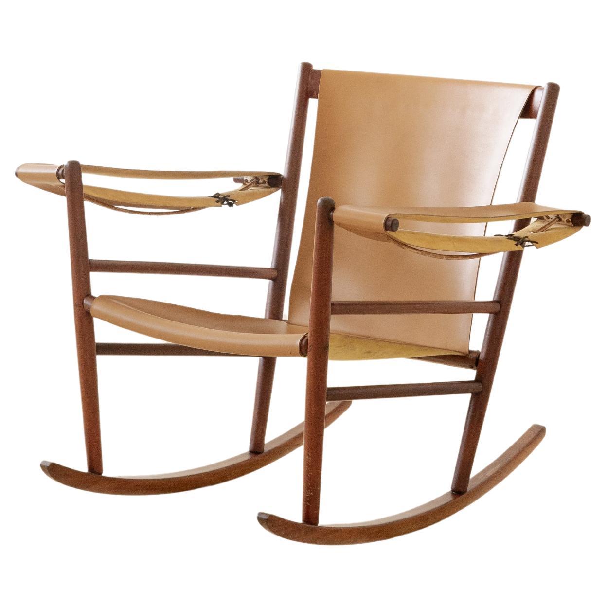 Rocking Chair, Tenreiro, Mid-century design, Brazilian Design, Rosewood, 1940s