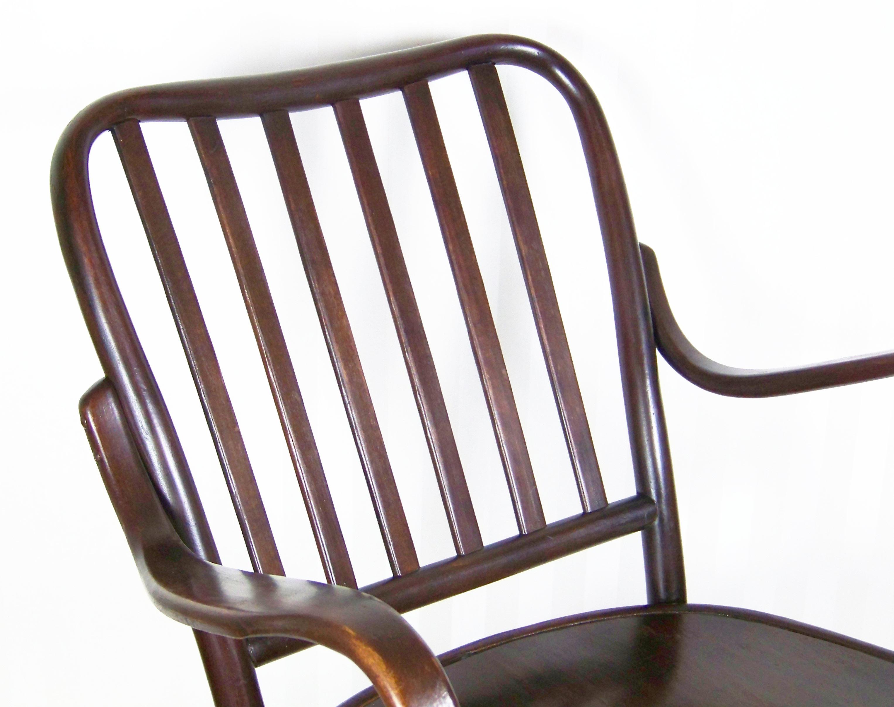 Art Deco Rocking Chair Thonet A752, Josef Frank