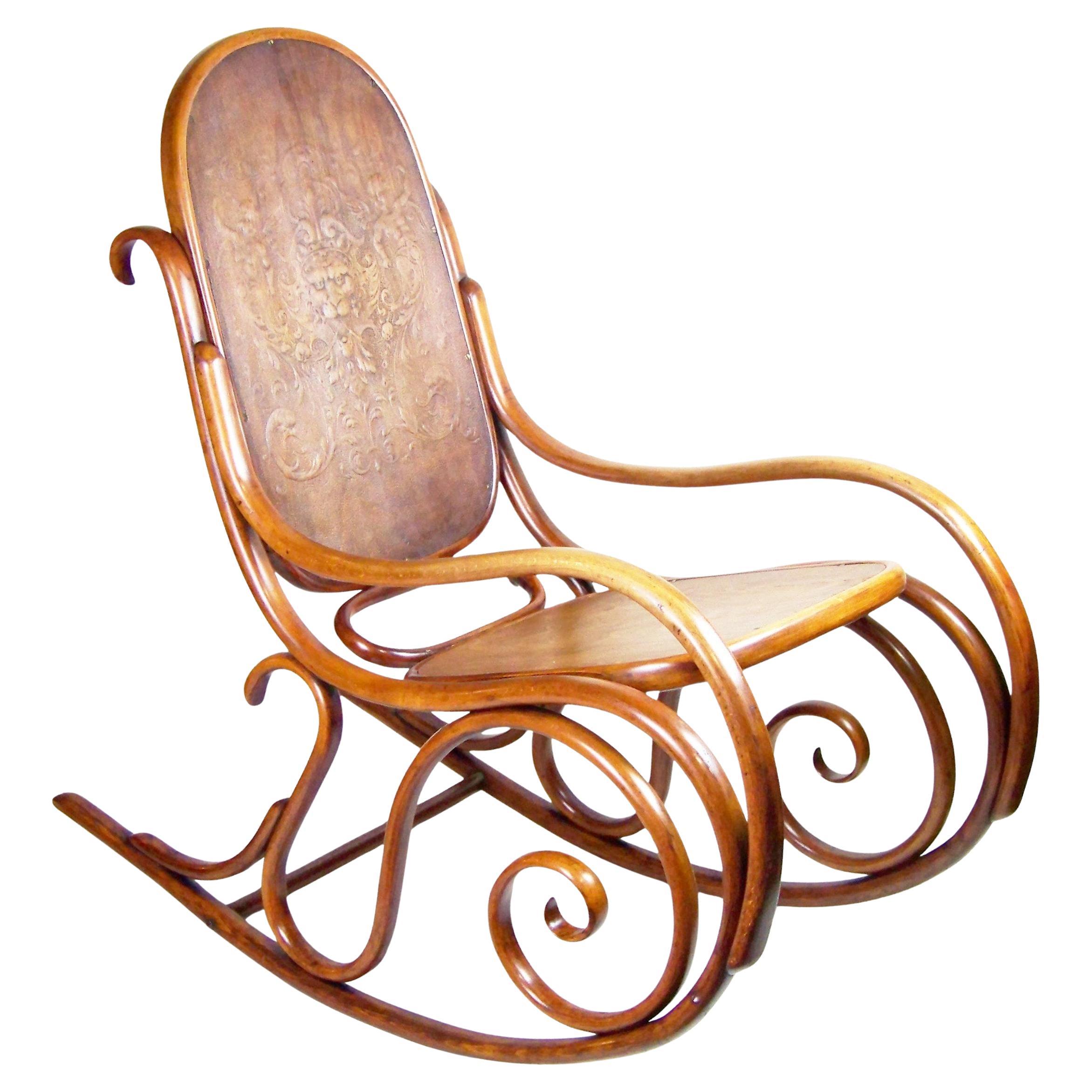 Rocking chair Thonet Nr.10, 1880ca