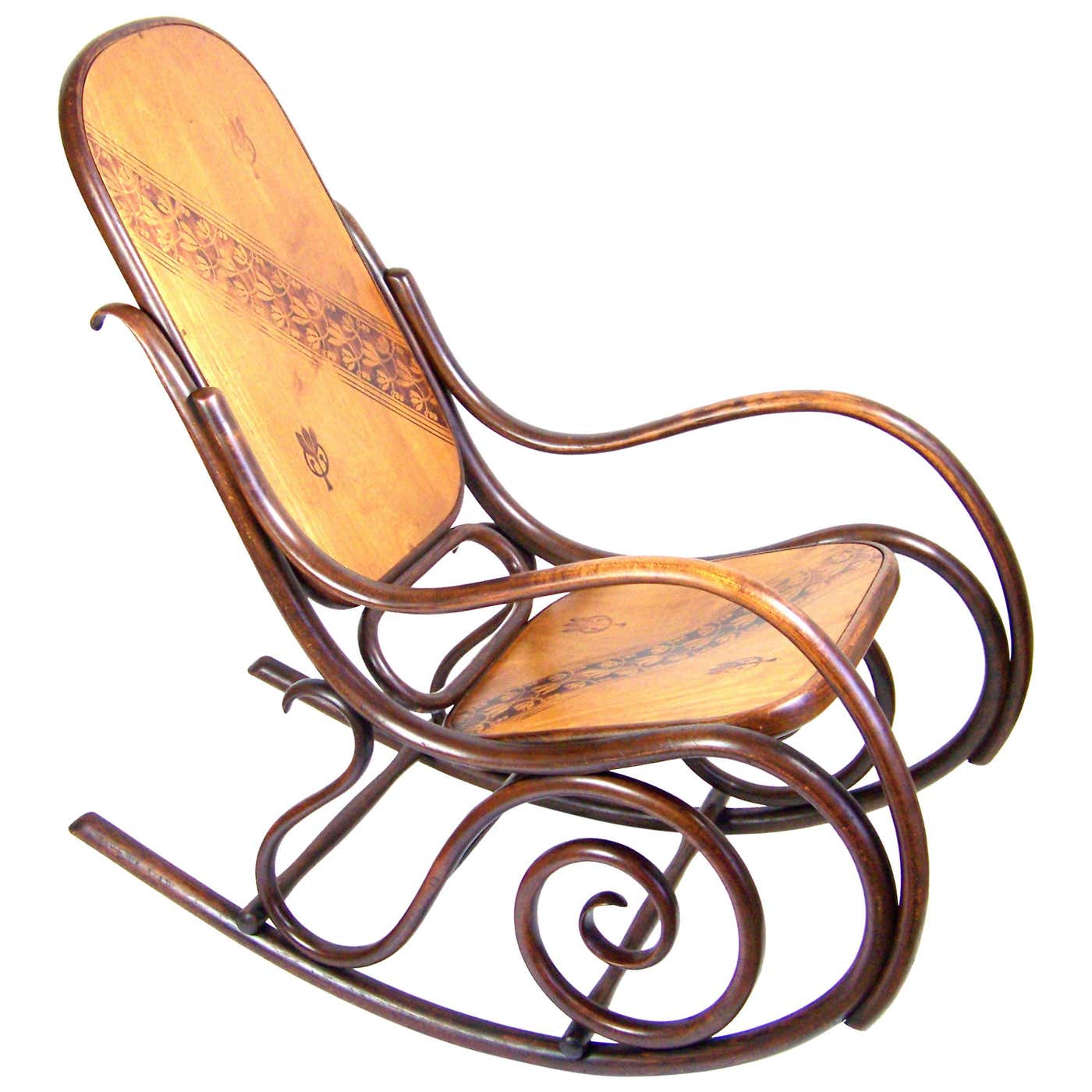 Rocking Chair Thonet Nr.10, since 1910 at 1stDibs
