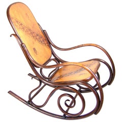 Antique Rocking Chair Thonet Nr.10, since 1910