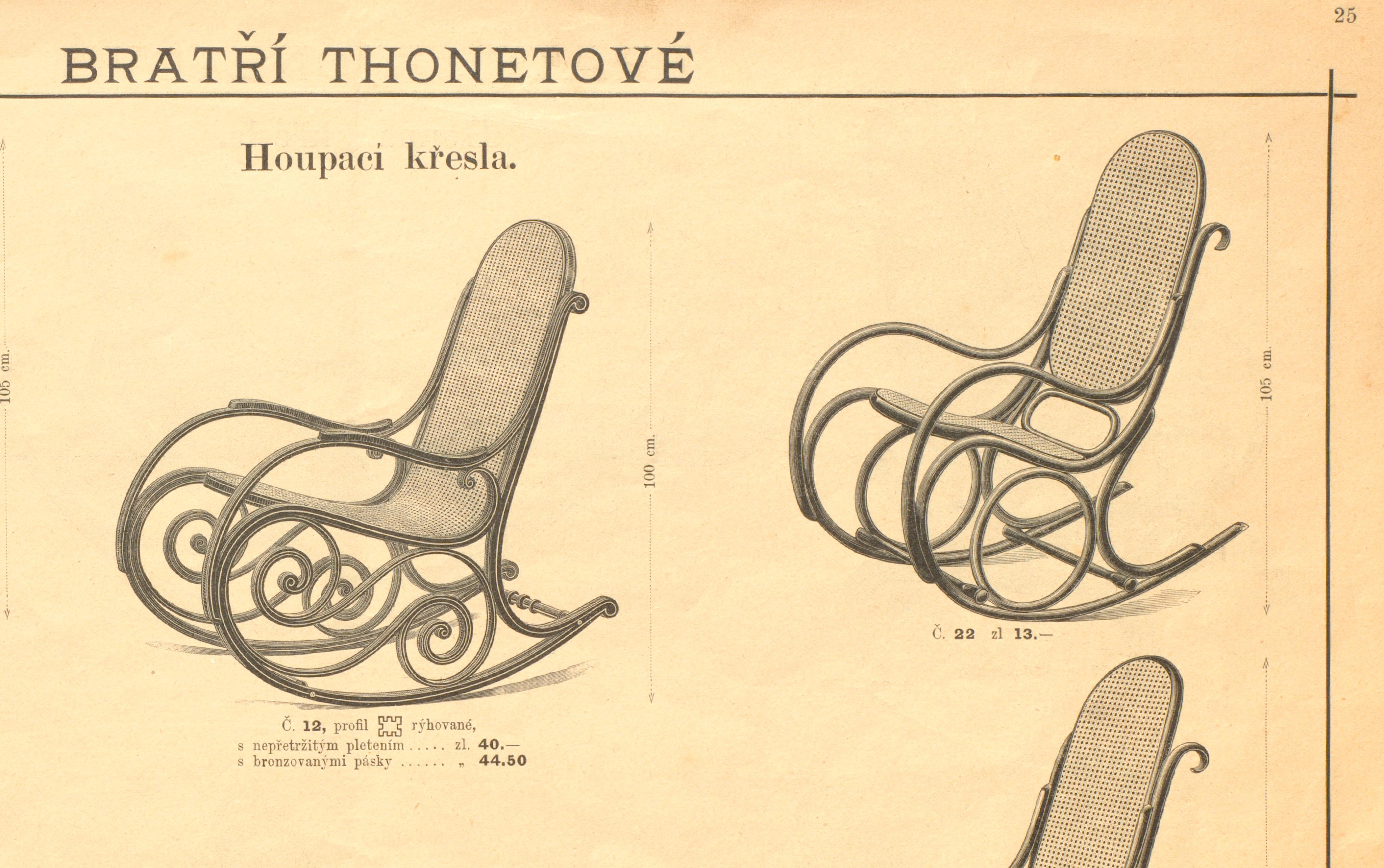 Bentwood Rocking Chair Thonet Nr.22