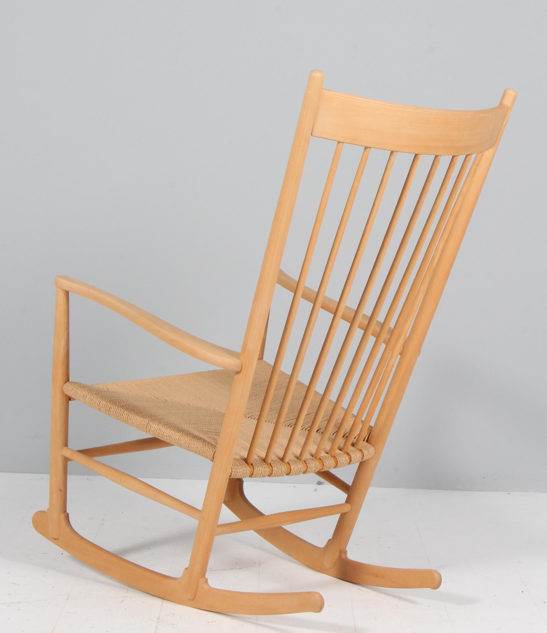Rocking Chair with ottoman by Hans J. Wegner, Model J16 1