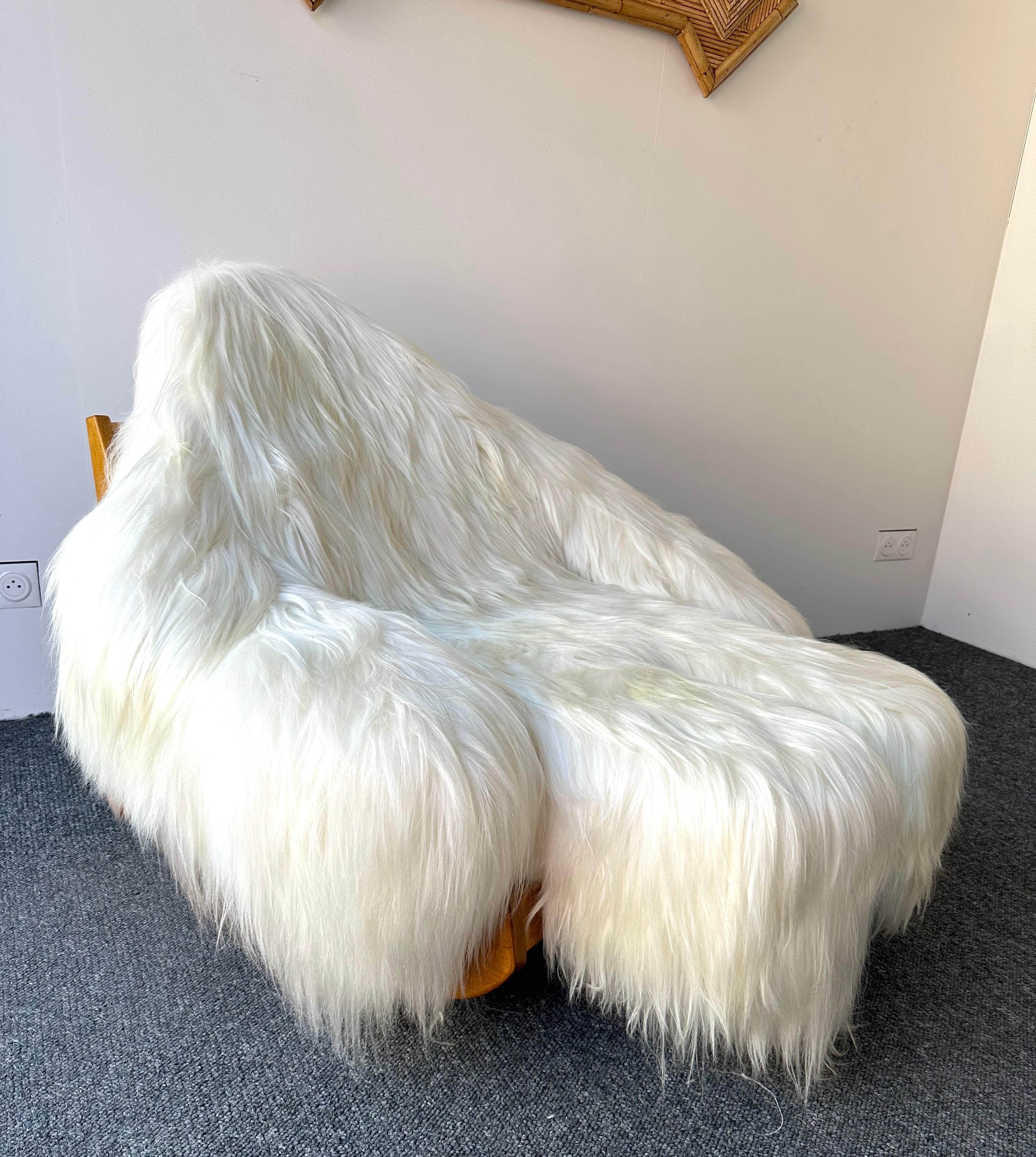 Sedia a dondolo Yeti di Mario Scheichenbauer per Elam, Italia, anni '60 in vendita 1