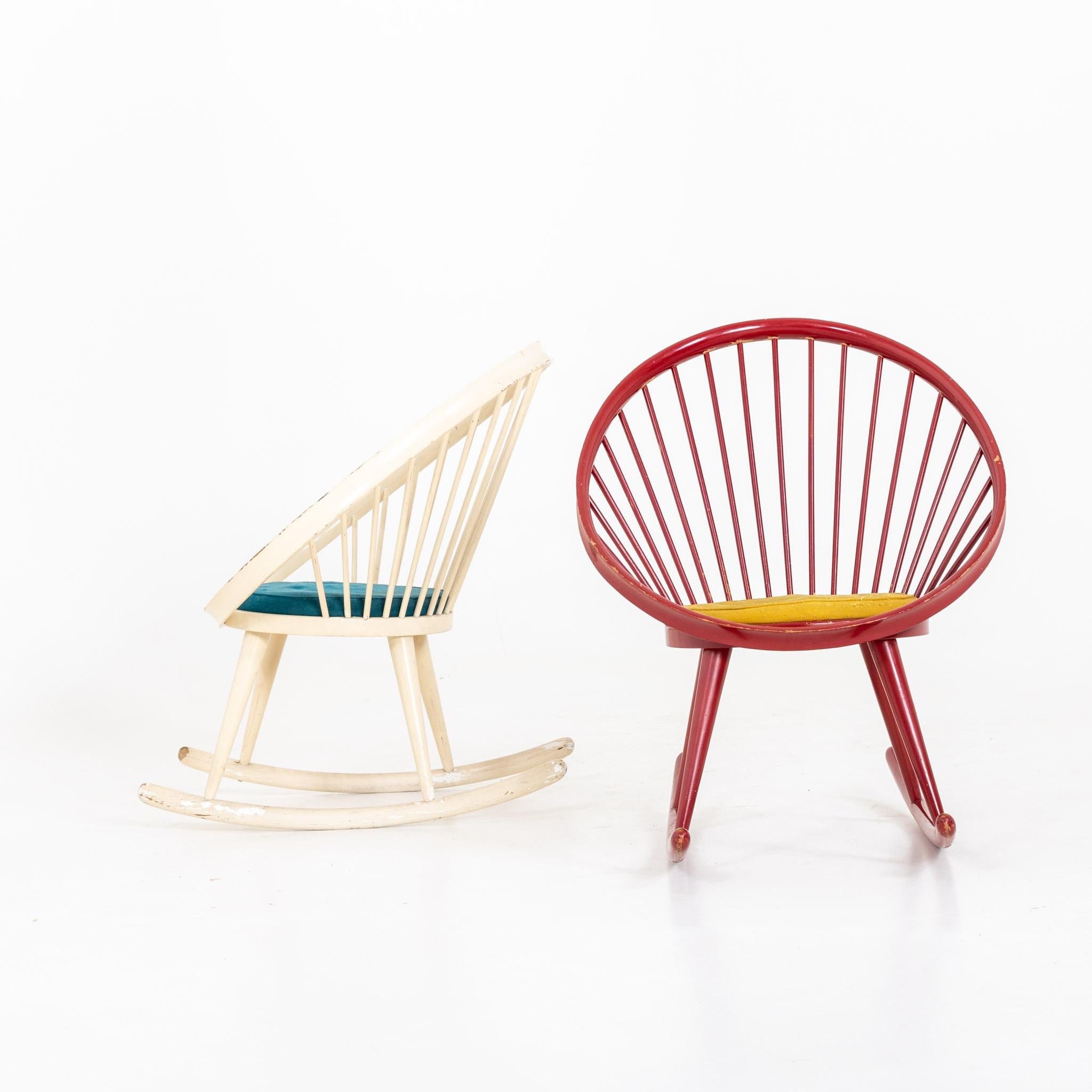 Modern Rocking Chairs, Attr. to Yngve Ekström, 1960s