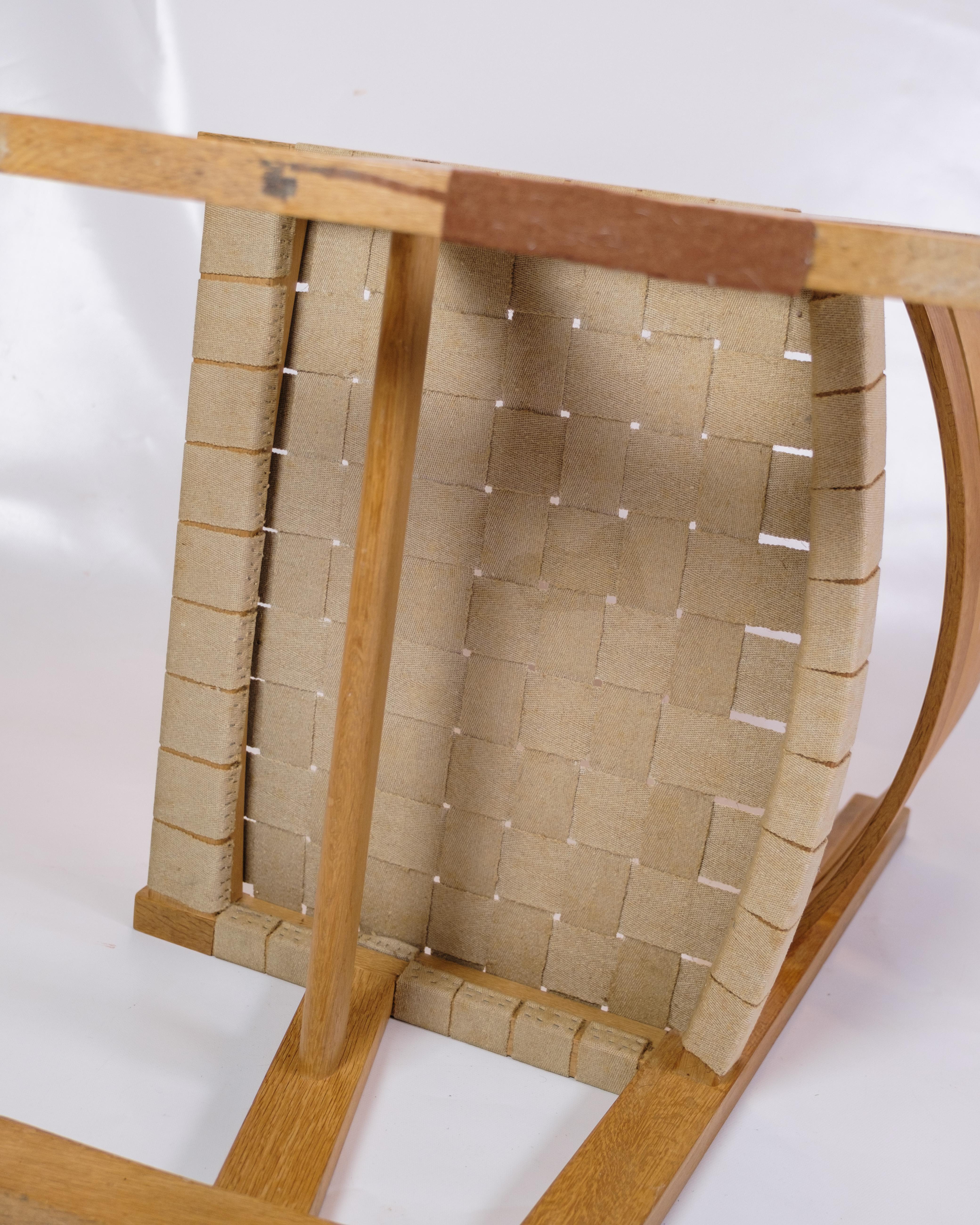 Danese Sedia a dondolo modello GE674 in Oak Oak di Hans J. Wegner per Getama in vendita