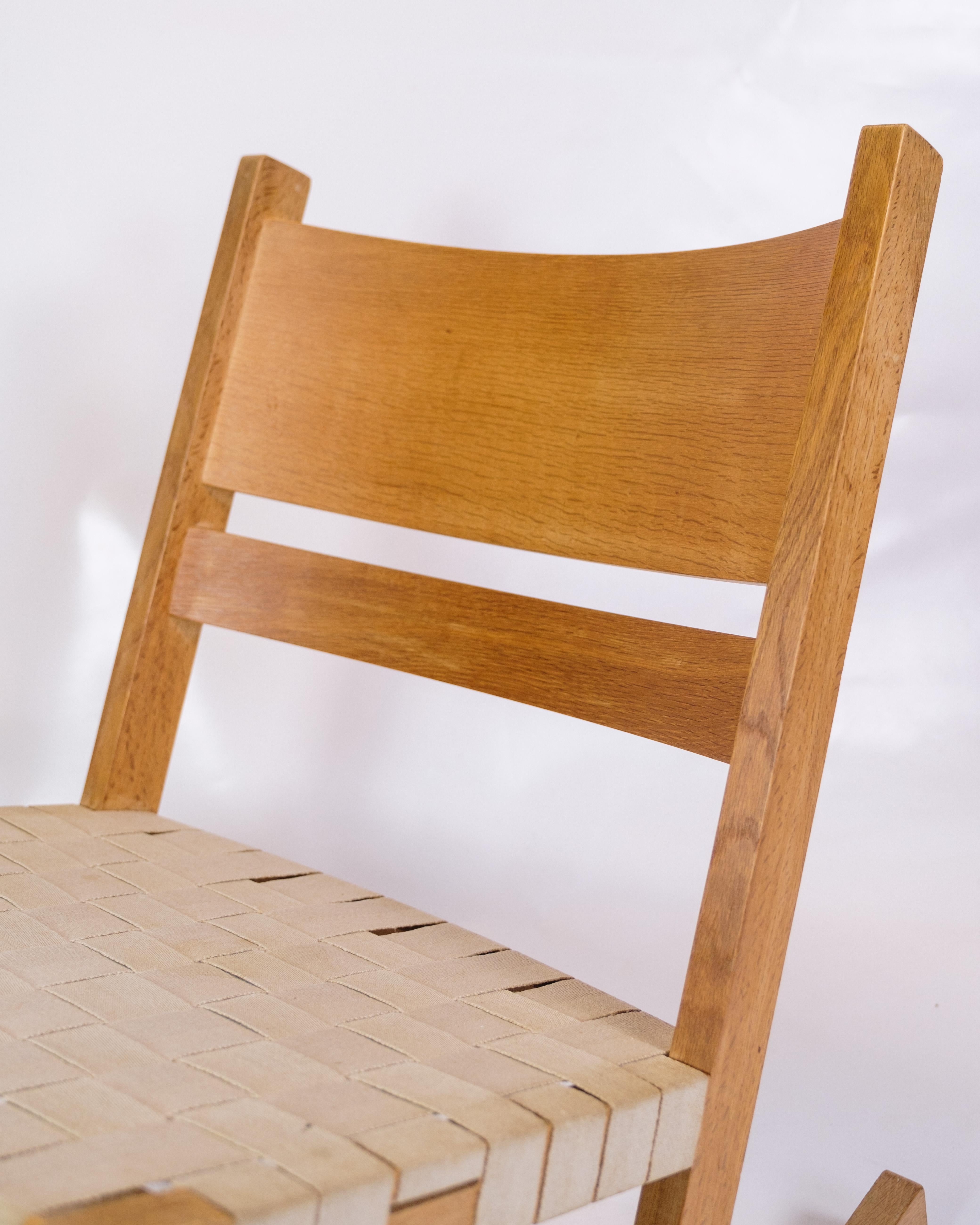 Quercia Sedia a dondolo modello GE674 in Oak Oak di Hans J. Wegner per Getama in vendita