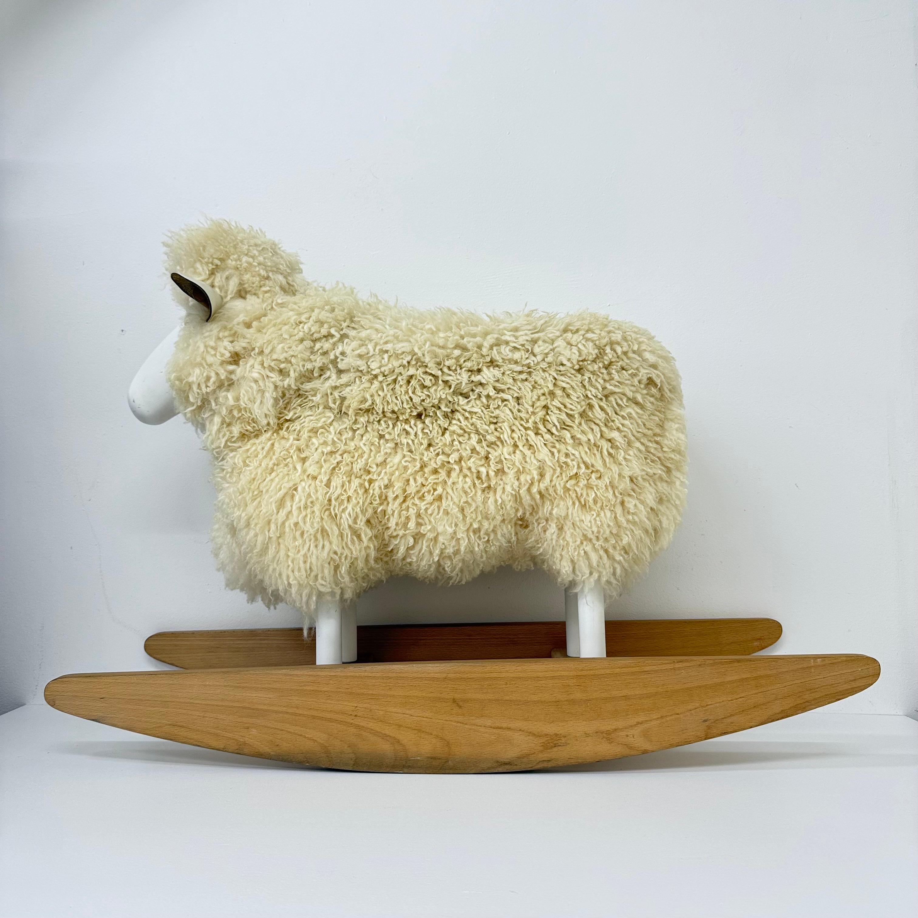 Oveja balancín de Hans Peter Krafft para Meier, años 80 en Bueno estado para la venta en Delft, NL