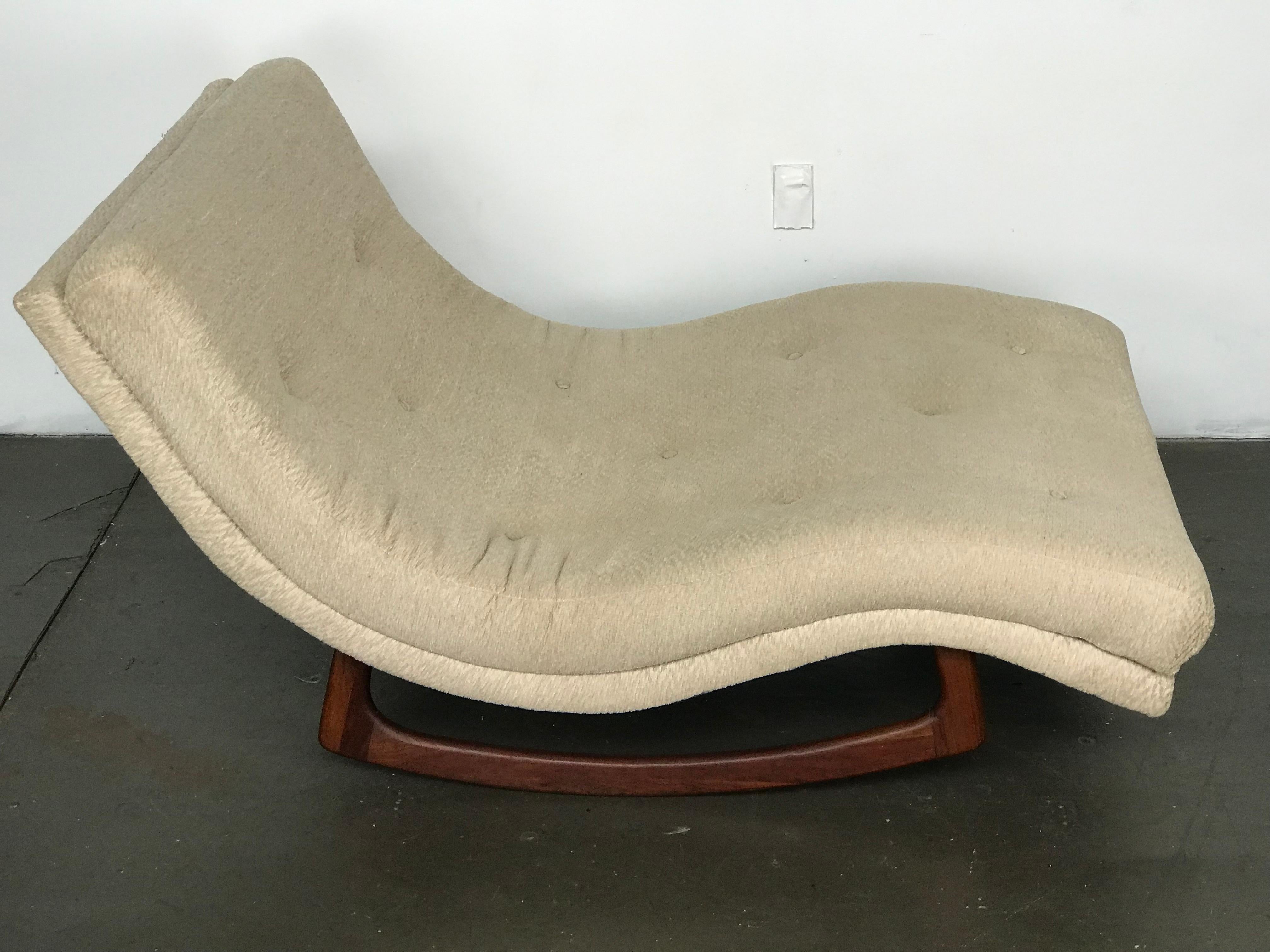 Mid-20th Century Rocking Wave Chaise by Adrian Pearsall for Craft Associates