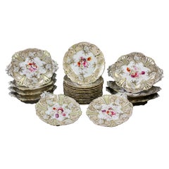 Rockingham Porcelain Dessert Set Rockingham Porcelain Dessert Set