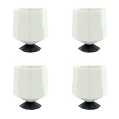 Rocks Cup, Porcelain Luxury Whiskey Sipper Set of Four Barware Snifters