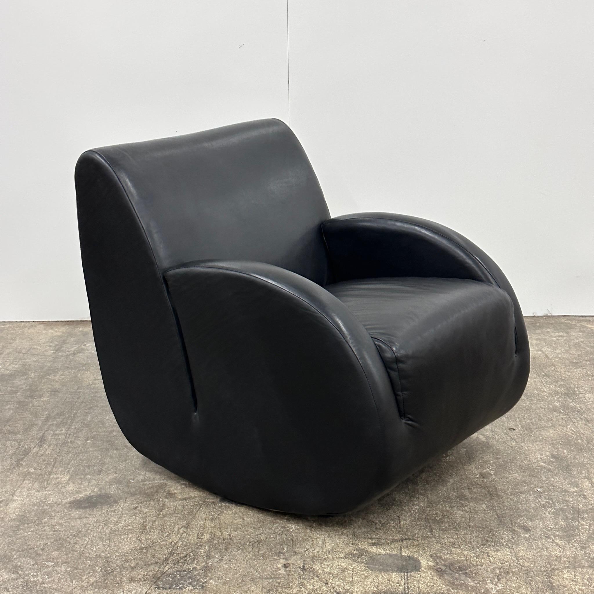 Rockstar-Stuhl von Vladimir Kagan für American Leather (Postmoderne) im Angebot