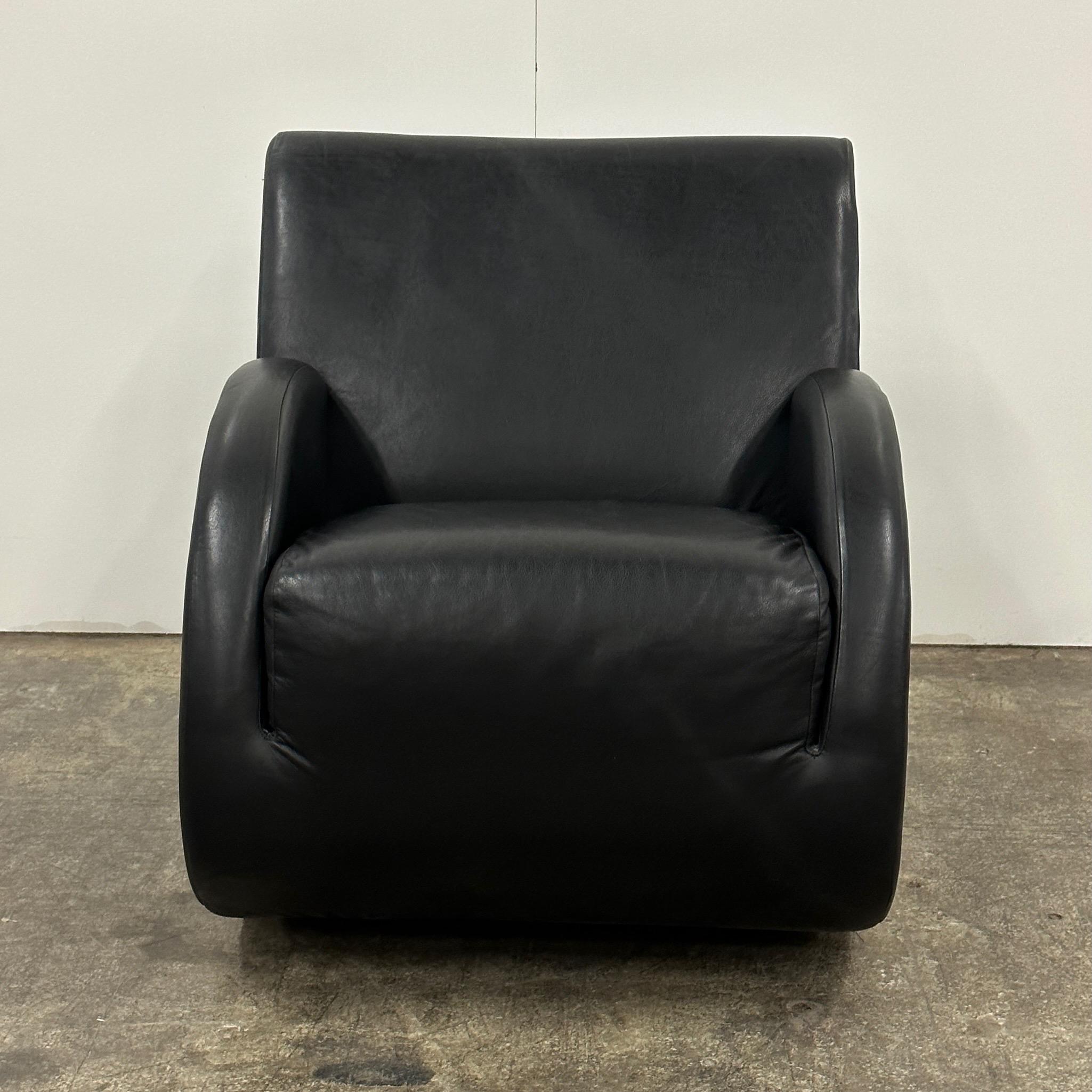 Rockstar-Stuhl von Vladimir Kagan für American Leather im Zustand „Gut“ im Angebot in Chicago, IL