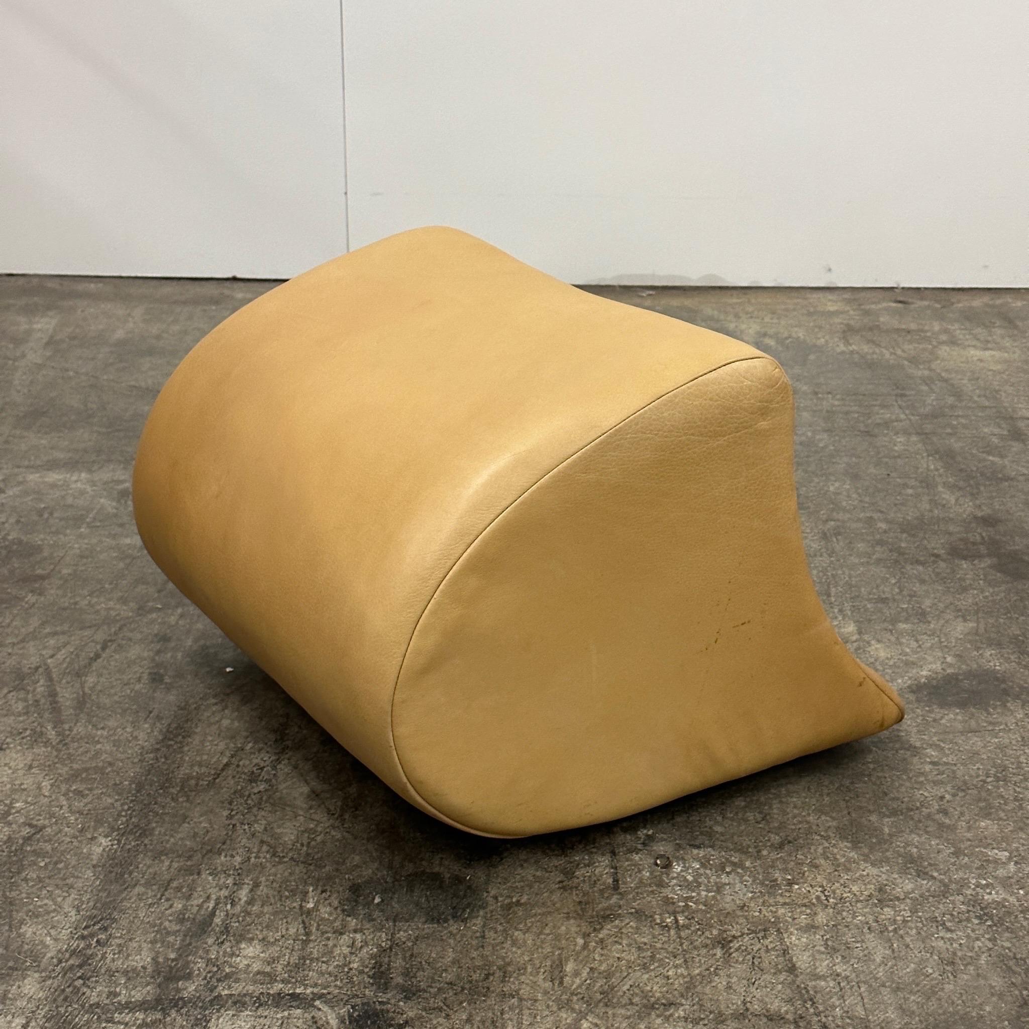 Rockstar Chair + Ottoman by Vladimir Kagan for American Leather For Sale 5