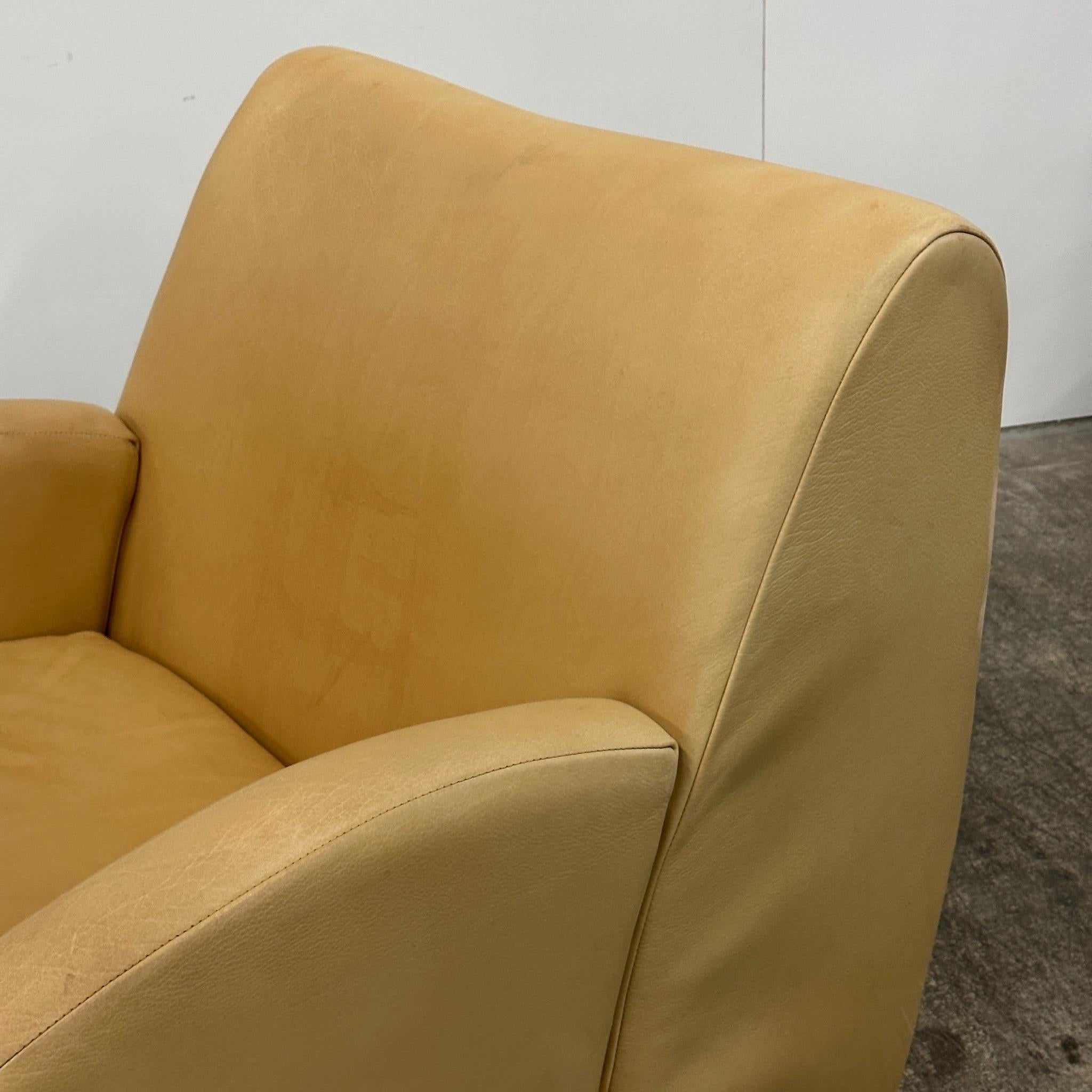 Rockstar Chair + Ottoman by Vladimir Kagan for American Leather In Good Condition For Sale In Chicago, IL