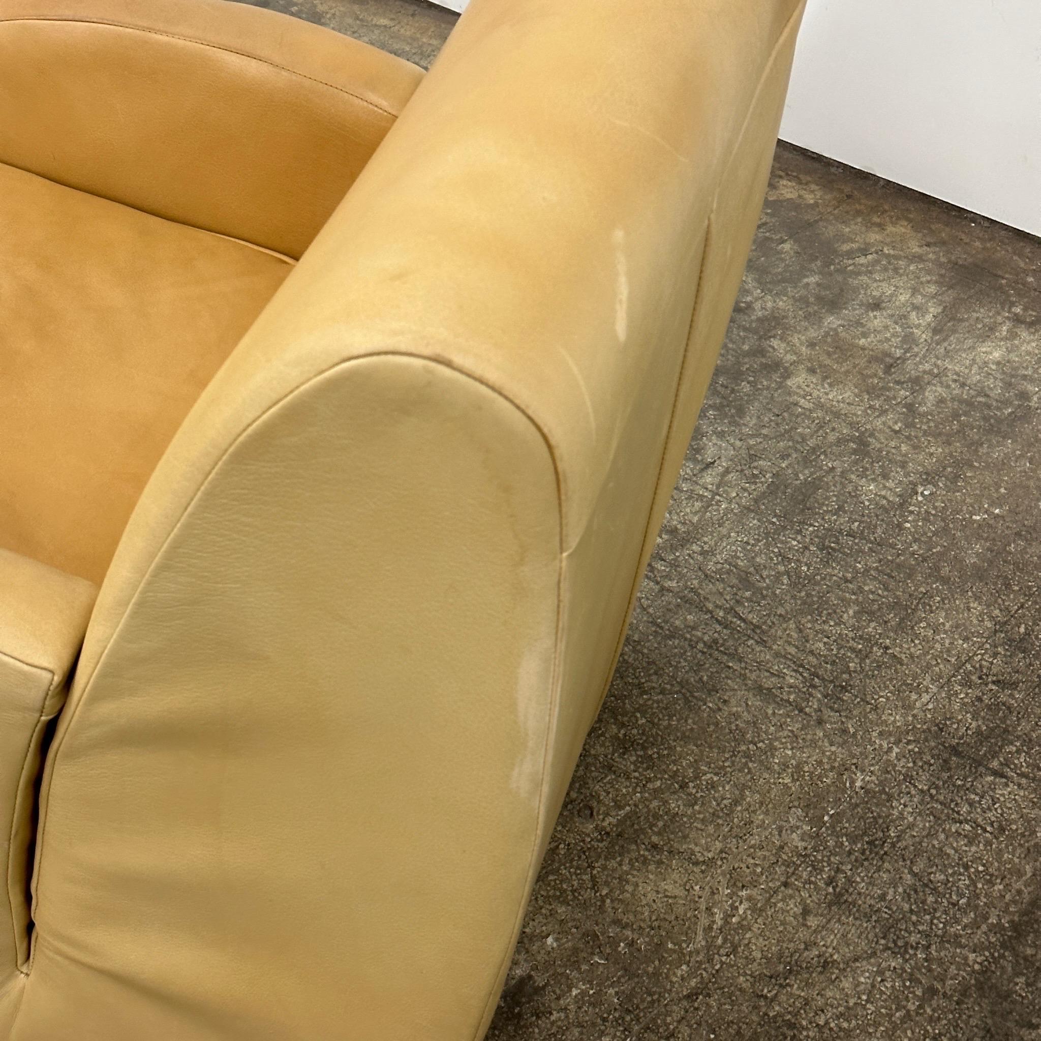 Late 20th Century Rockstar Chair + Ottoman by Vladimir Kagan for American Leather For Sale