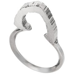 RockStars Trigonal Upright Ring in 18 Carat White Fairtrade Gold