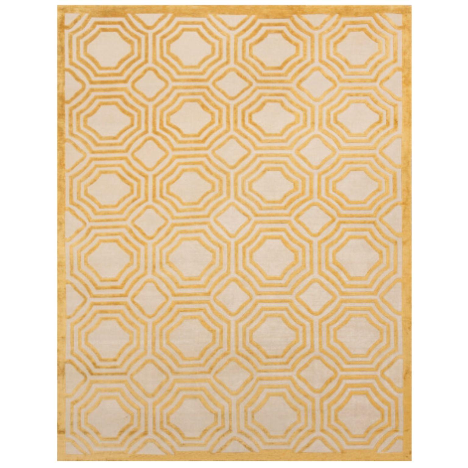 ROCKWELL 200 ug by Illulian
Dimensions: D300 x H200 cm 
Materials: Wool 50%, Silk 50%
Variations available and prices may vary according to materials and sizes.

Illulian, historic and prestigious rug company brand, internationally renowned in