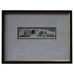 Rockwell Kent 1930s Pencil Signed Lithograph from Herman Melville's Moby Dick