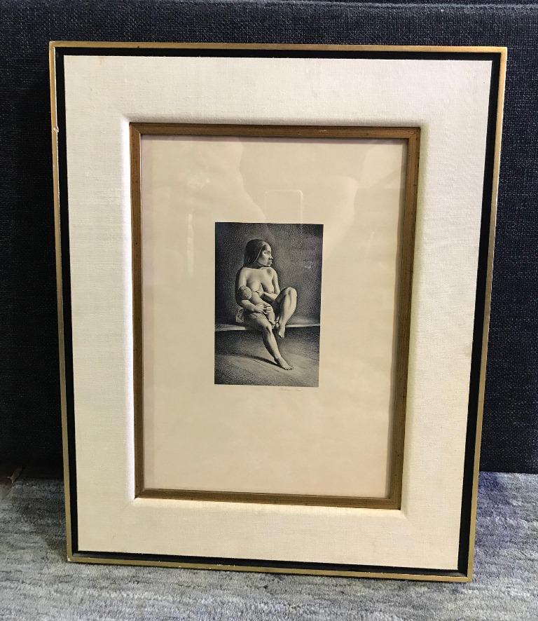 Mid-20th Century Rockwell Kent Pencil Signed Lithograph 