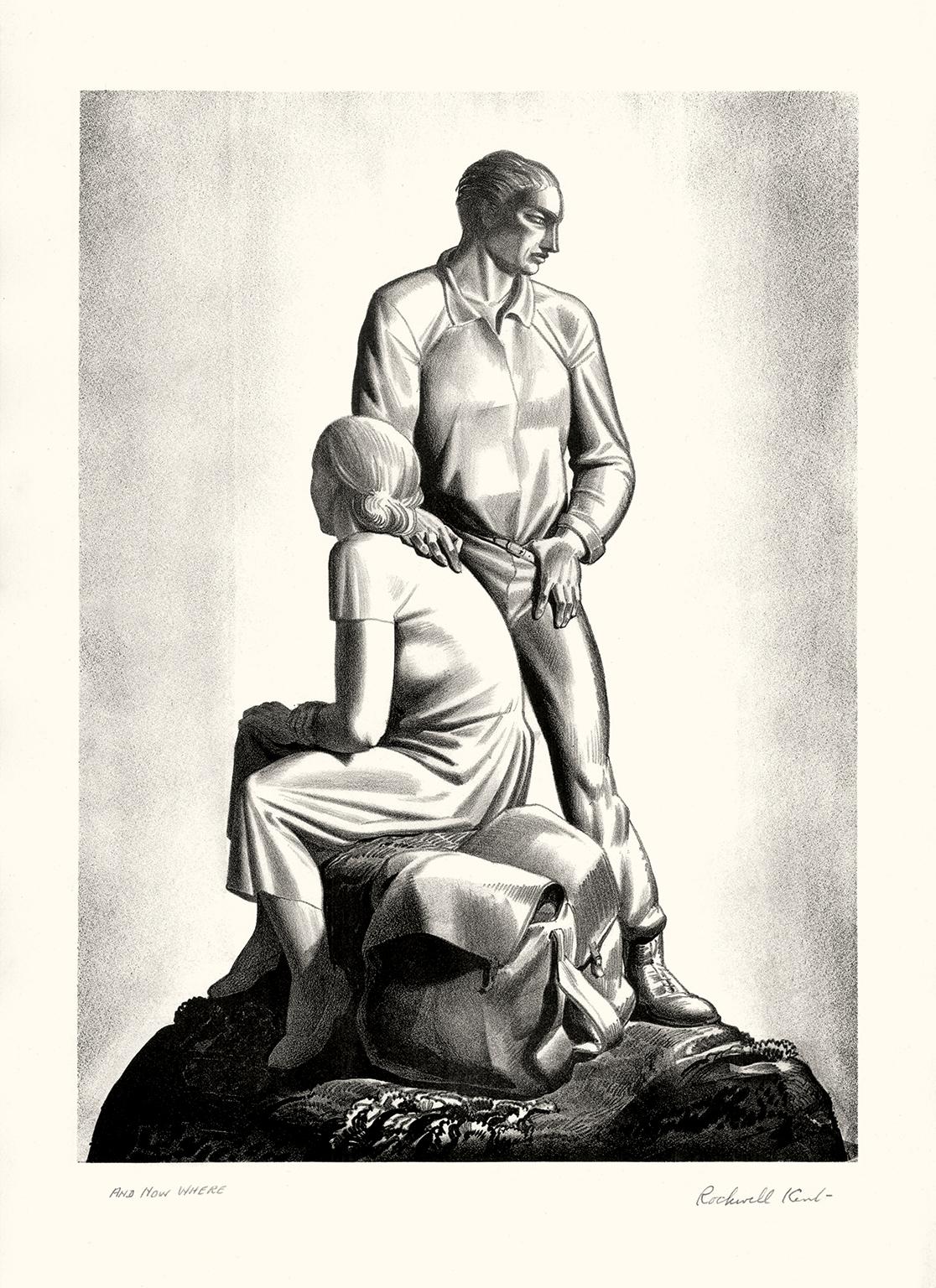 And Now Where? - Print by Rockwell Kent