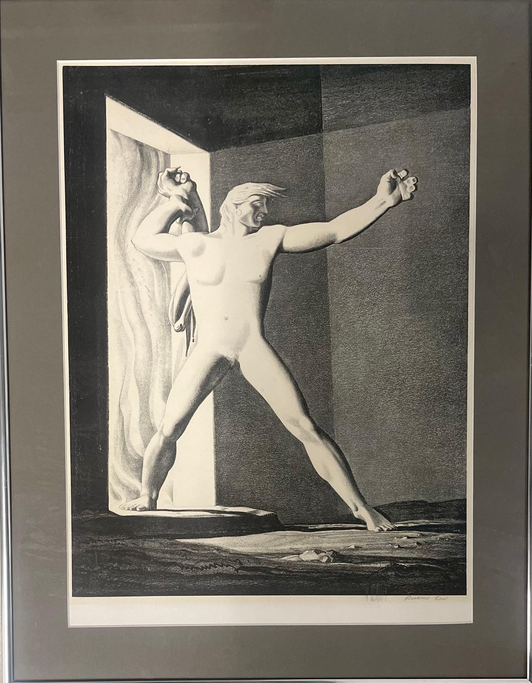 “Beowulf” - Print by Rockwell Kent