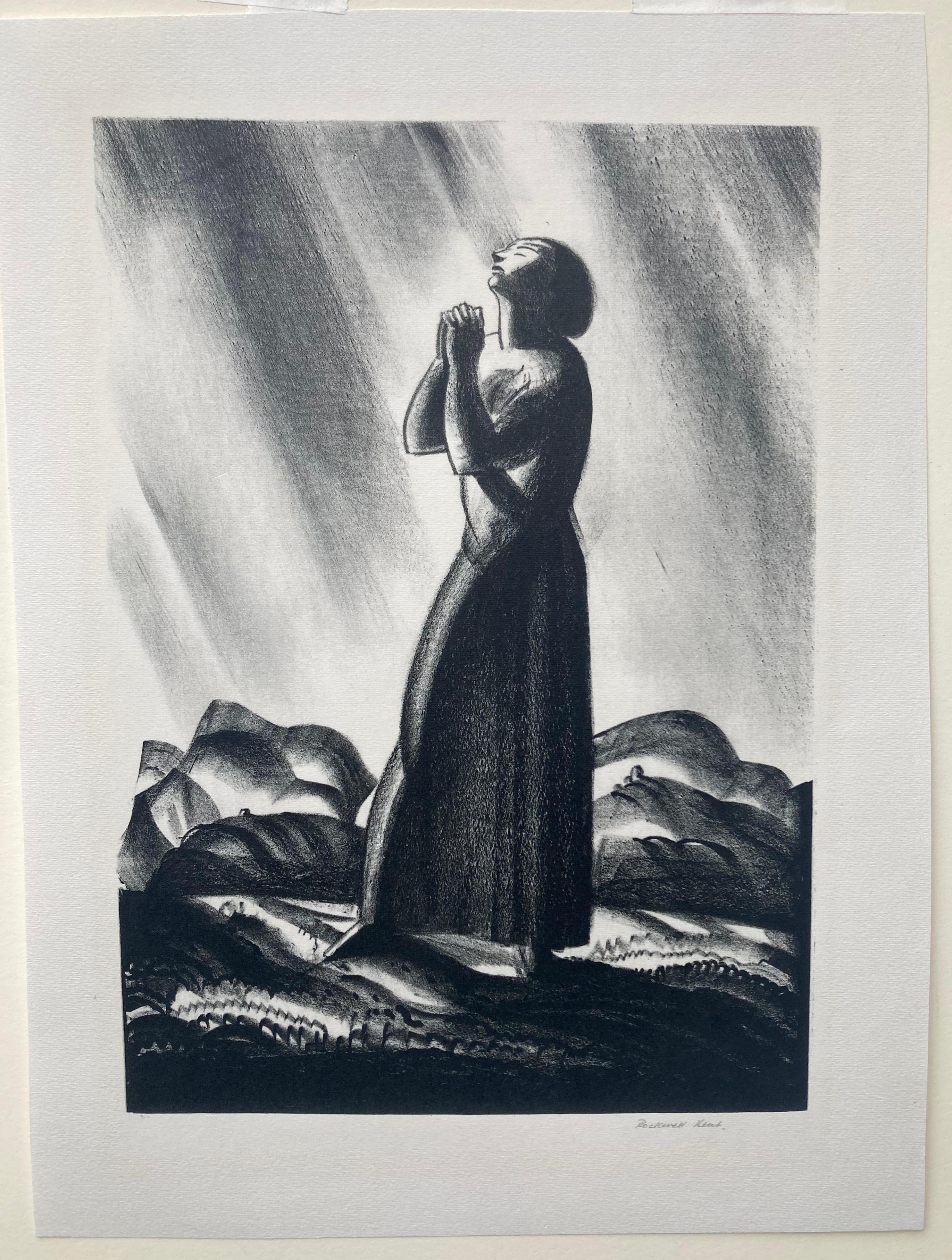 MEDITATION - Print by Rockwell Kent