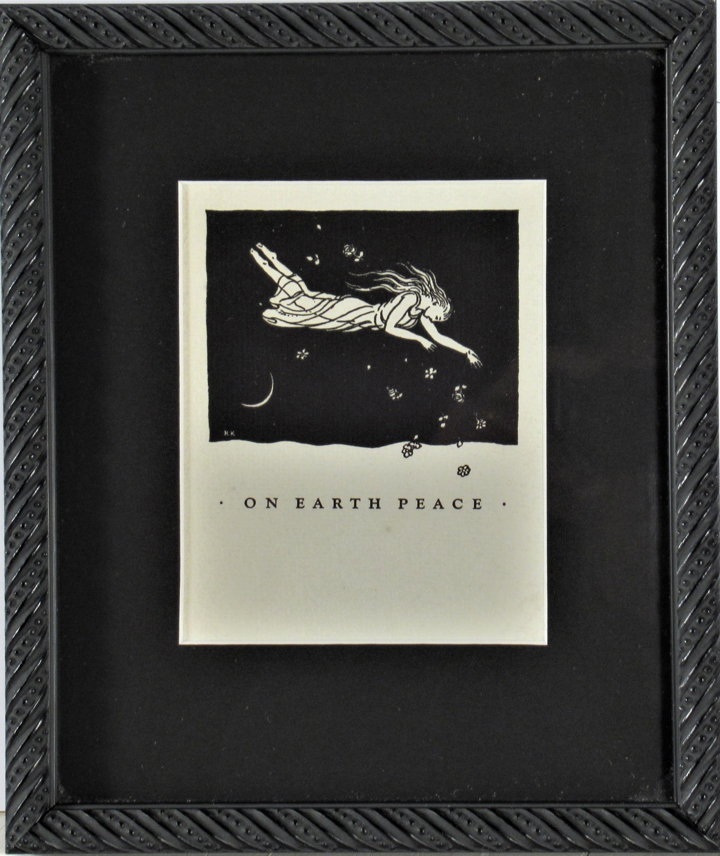 Rockwell Kent Figurative Print - On Hearth Peace