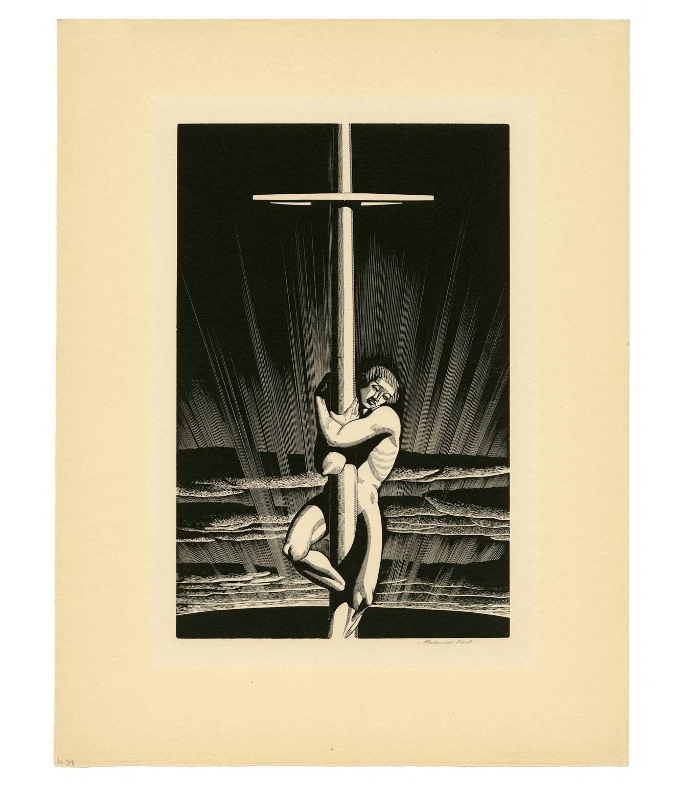'Sea And Sky' — 1930s Modernism - Print by Rockwell Kent