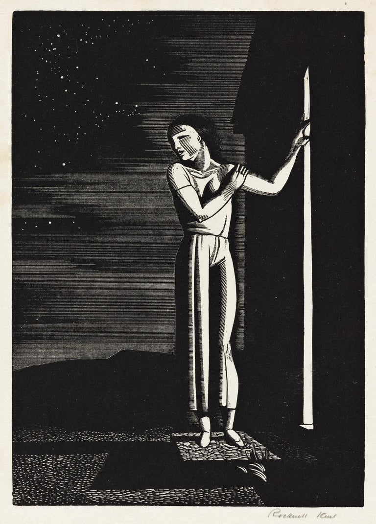 Rockwell Kent Abstract Print - Starry Night
