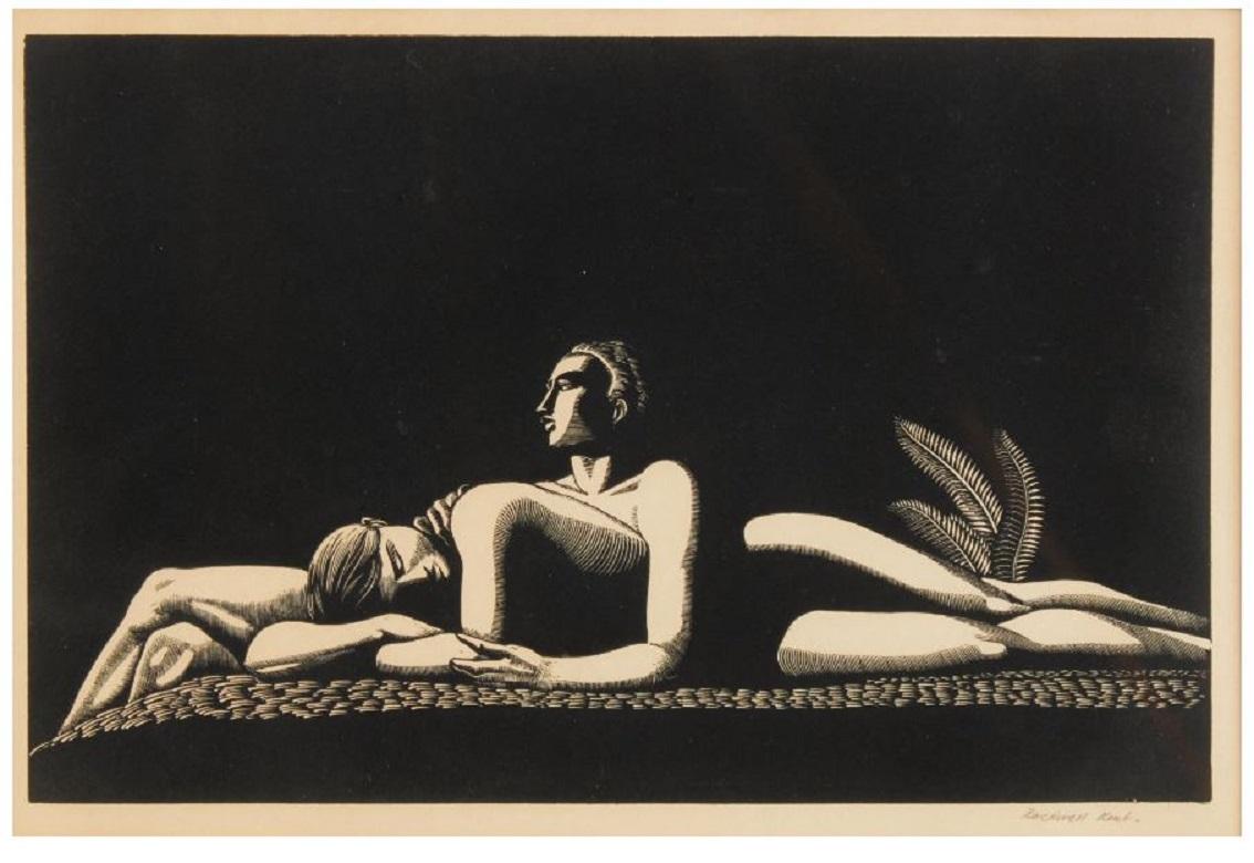 The Lovers - Art by Rockwell Kent