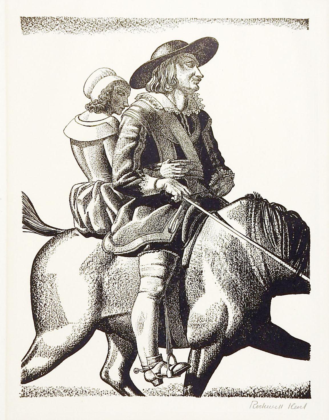 Américain Lithographie du Taming of the Shrew de Rockwell Kent en vente
