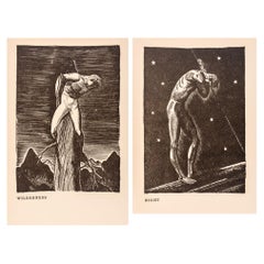 Used Rockwell Kent "Wilderness" Prints, 2