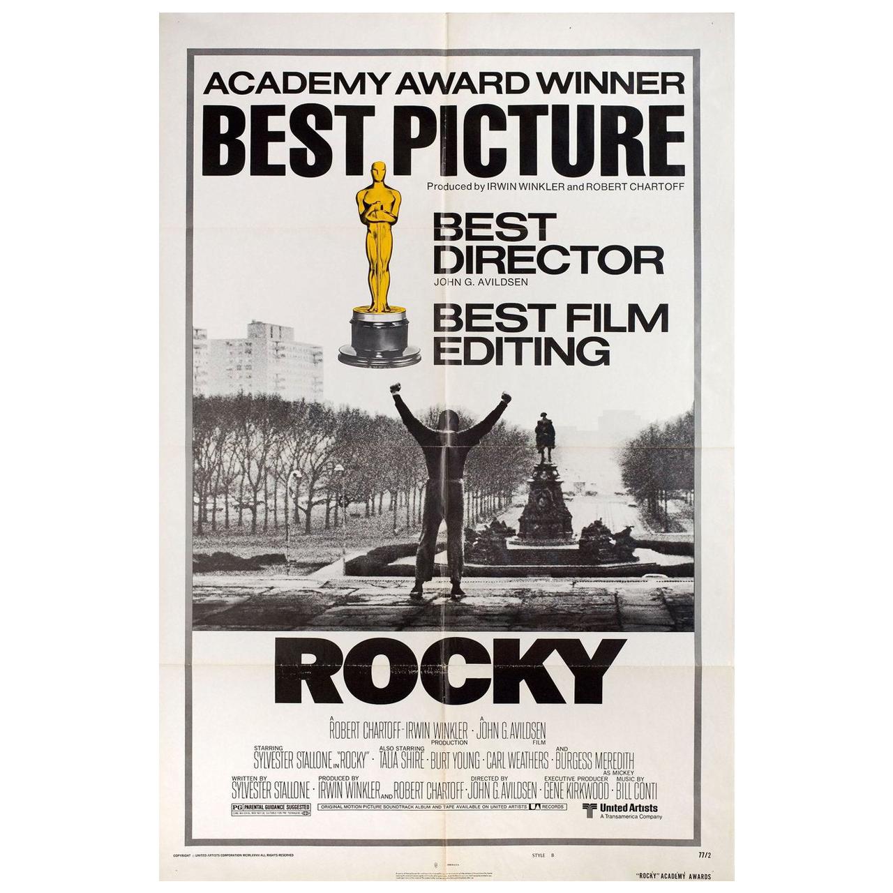 Rocky 1977 U.S. One Sheet Film Poster
