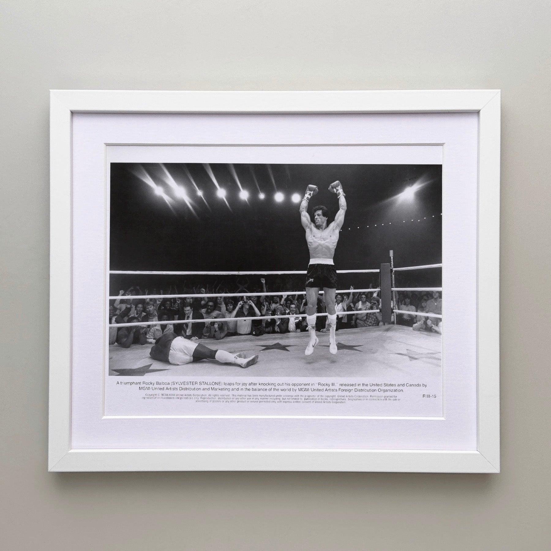 Américain Rocky 3 1982 Publicity Film Movie Press Still Framed en vente