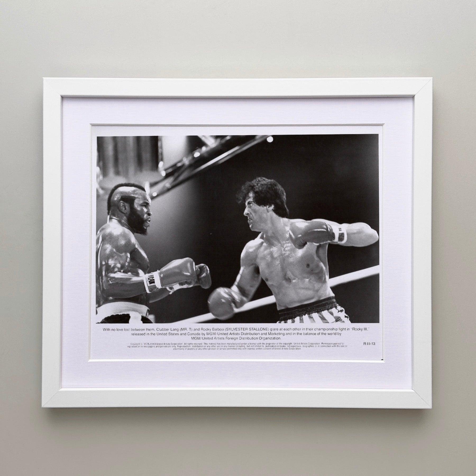 Américain Rocky 3 1982 Publicity Film Movie Press Still Framed en vente