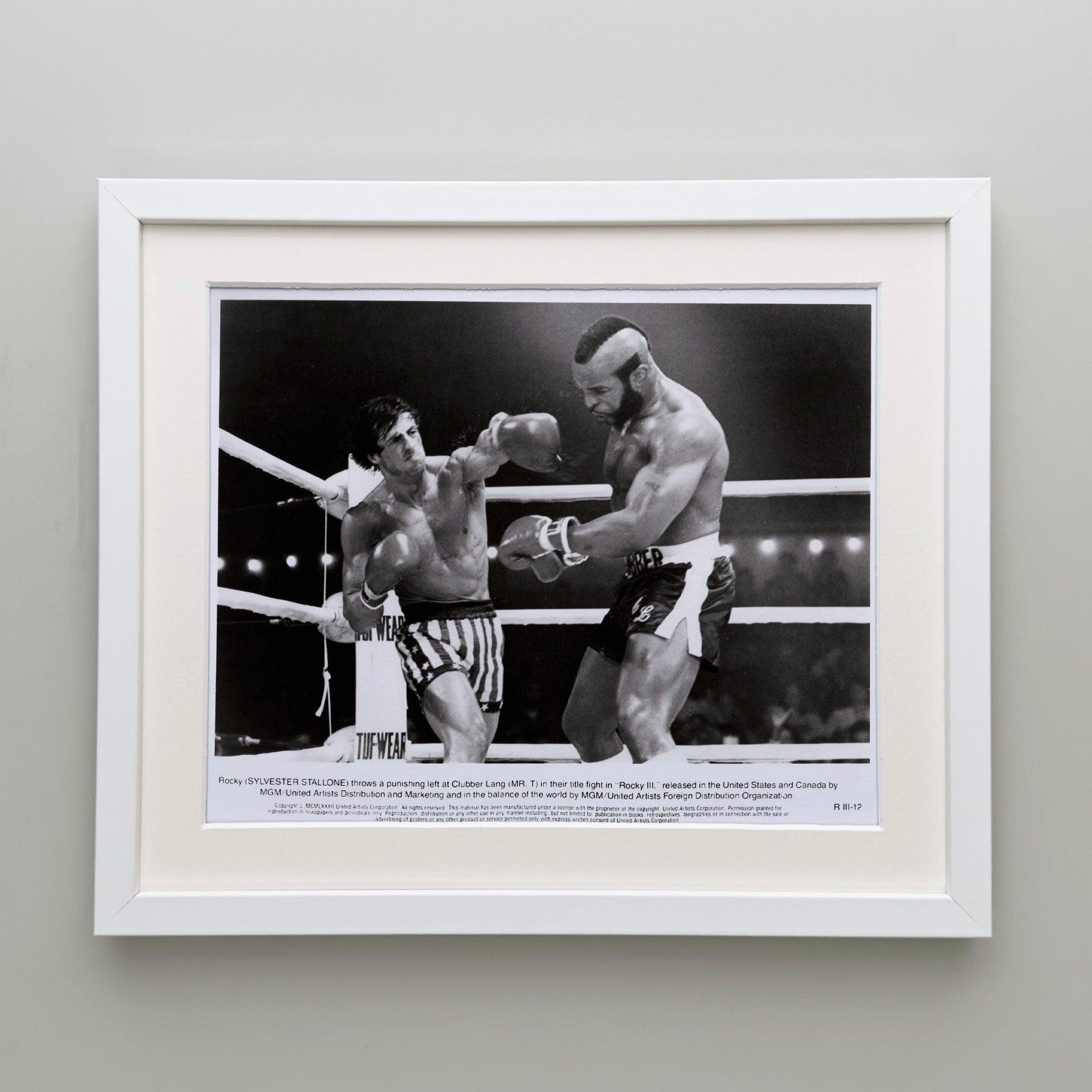 Rocky 3 1982 Publicity Film Movie Press Still Framed Excellent état - En vente à Bath, Somerset