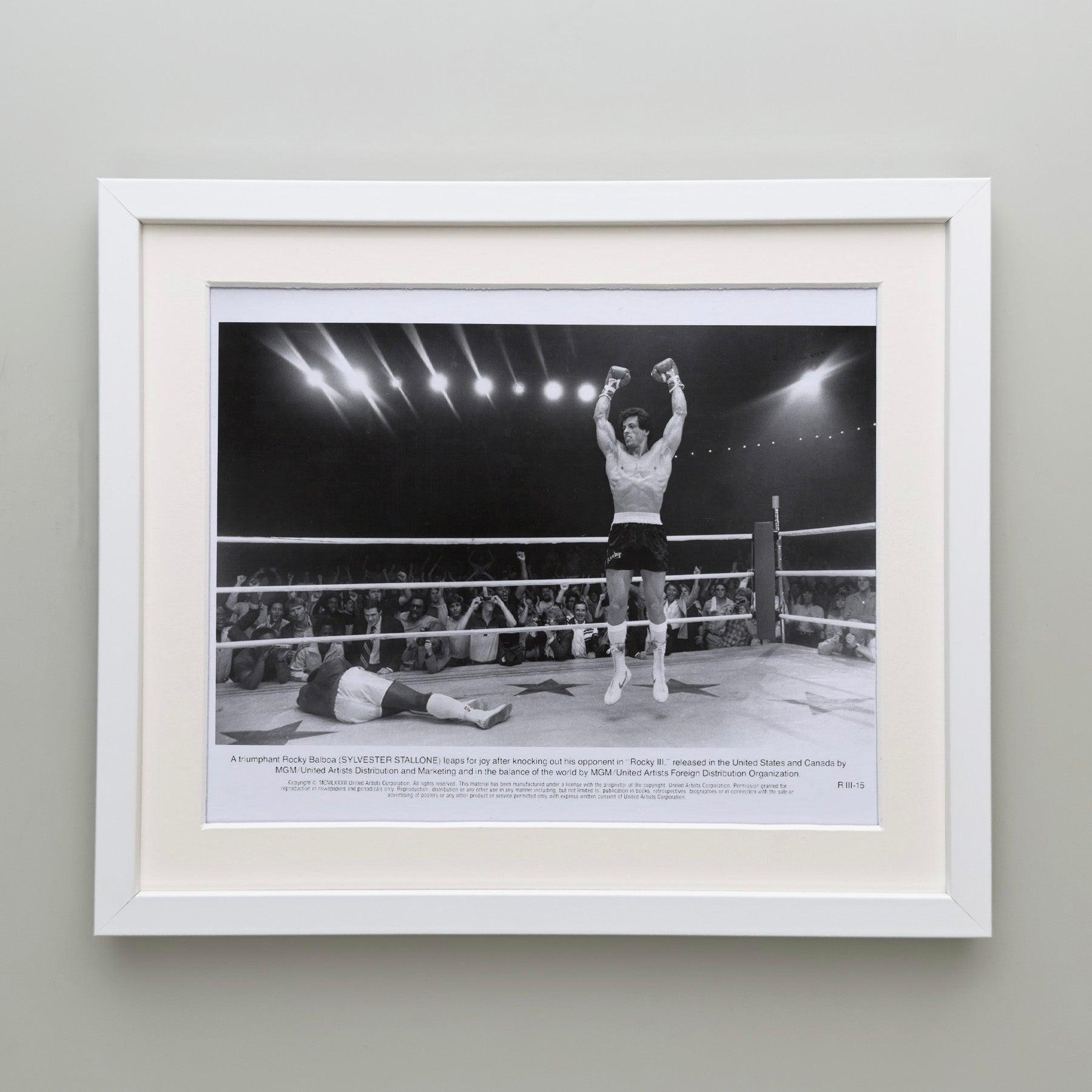 Rocky 3 1982 Publicity Film Movie Press Still Framed Excellent état - En vente à Bath, Somerset