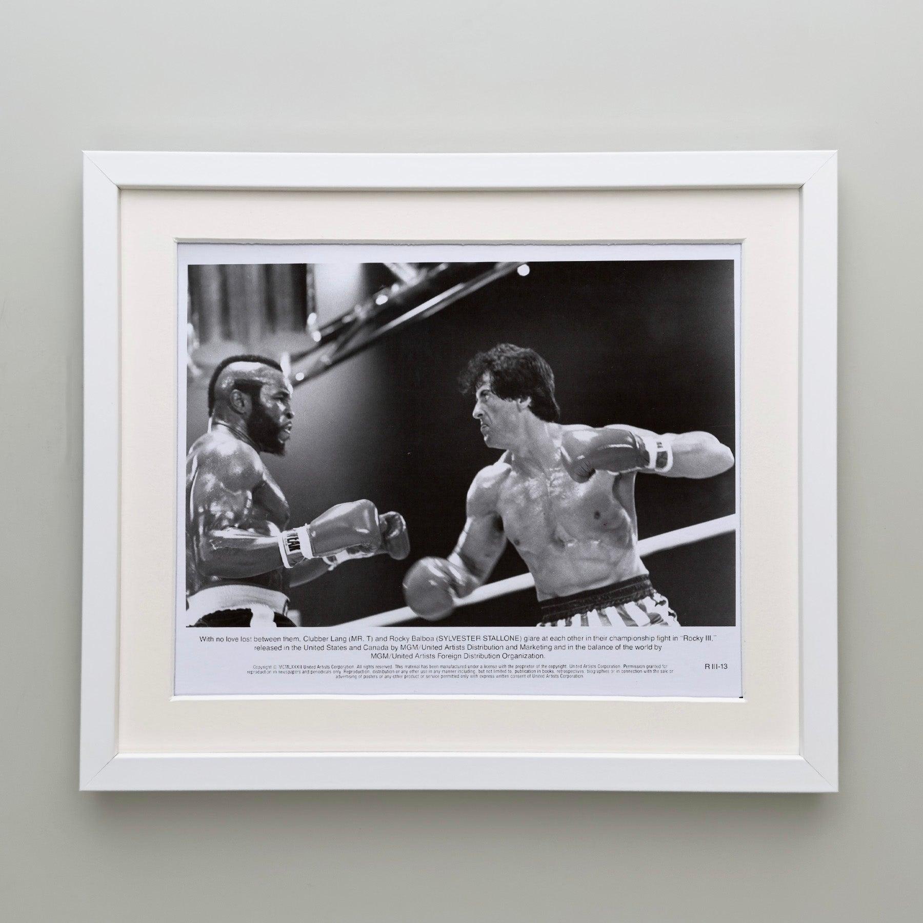 Rocky 3 1982 Publicity Film Movie Press Still Framed Excellent état - En vente à Bath, Somerset
