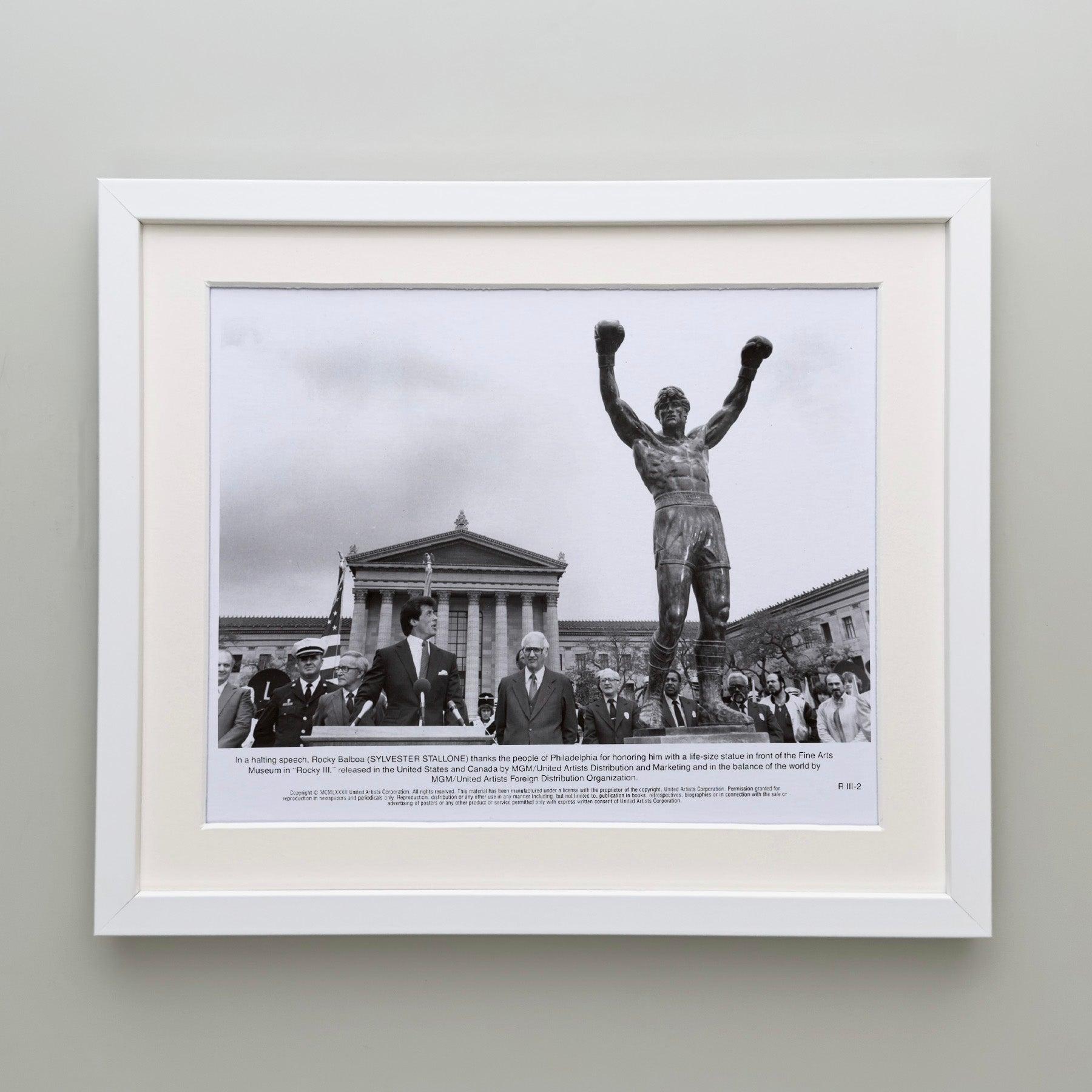 Rocky 3 1982 Publicity Film Movie Press Still Framed Excellent état - En vente à Bath, Somerset