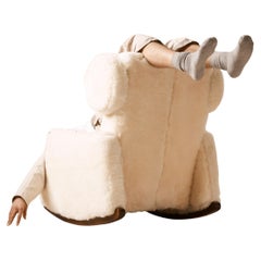 Rocky by Studio ALM sheepskin rocking armchair
