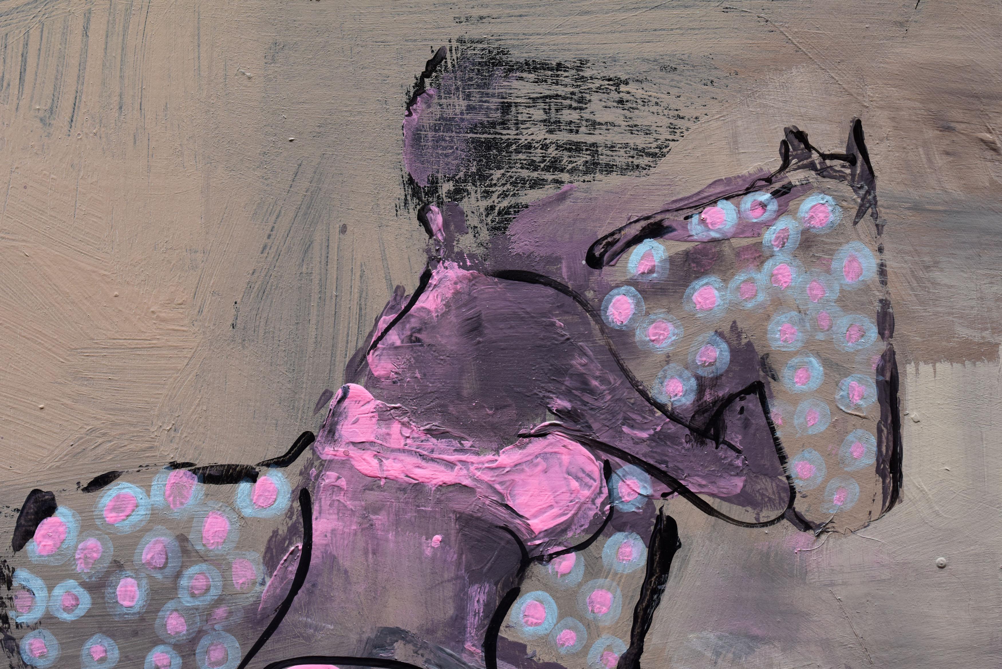 Cavallo da spiaggia - Painting di Rocky Hawkins