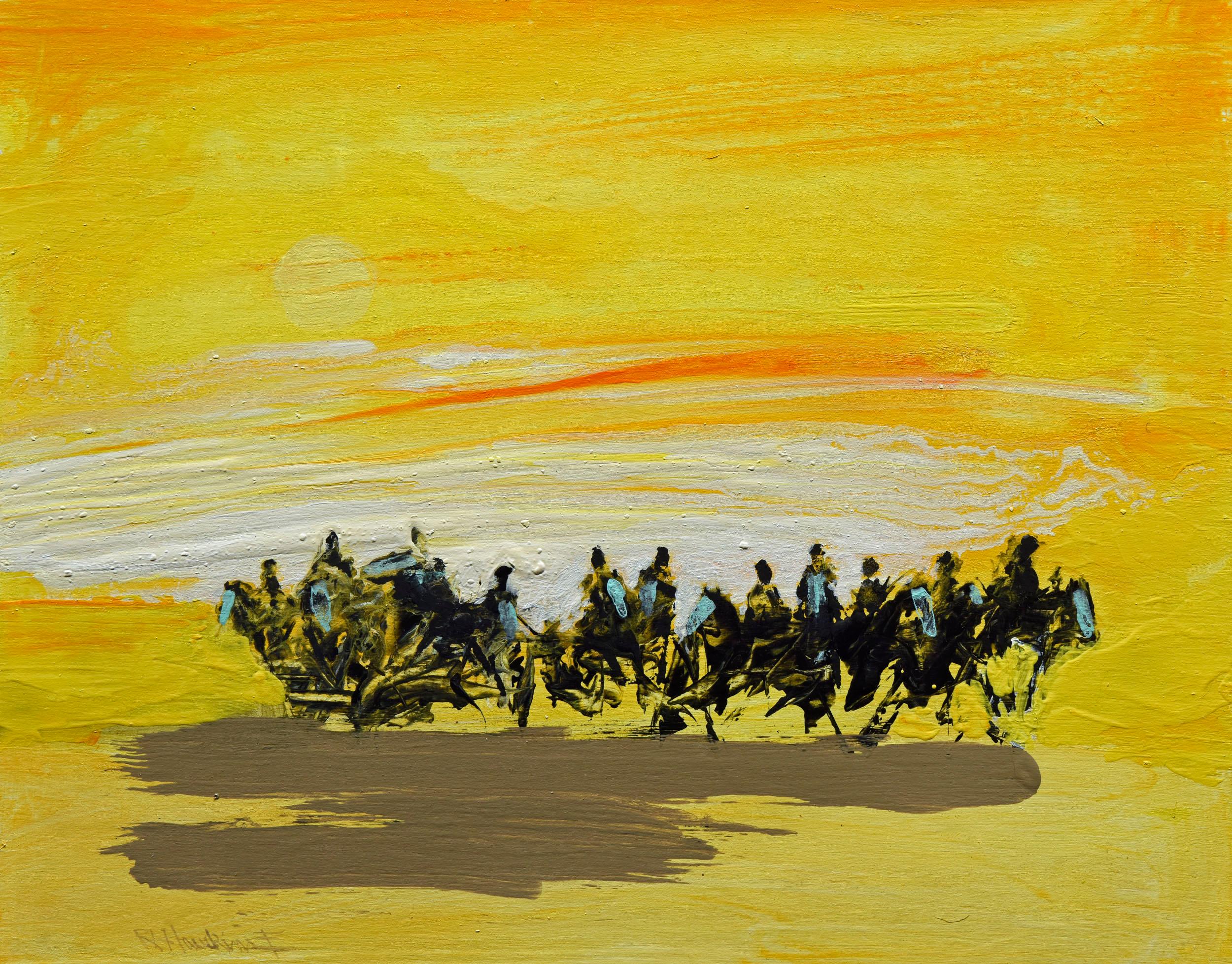 Shadow of Time - Painting by Rocky Hawkins