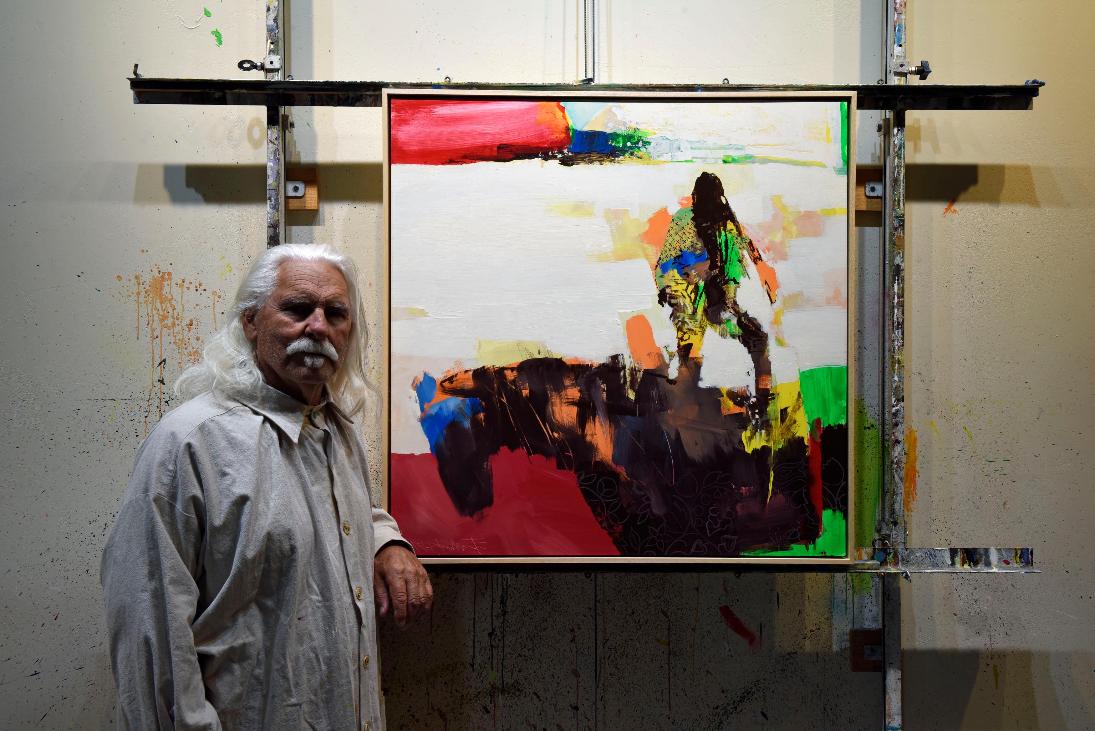 Victorio - Painting Contemporaneo di Rocky Hawkins