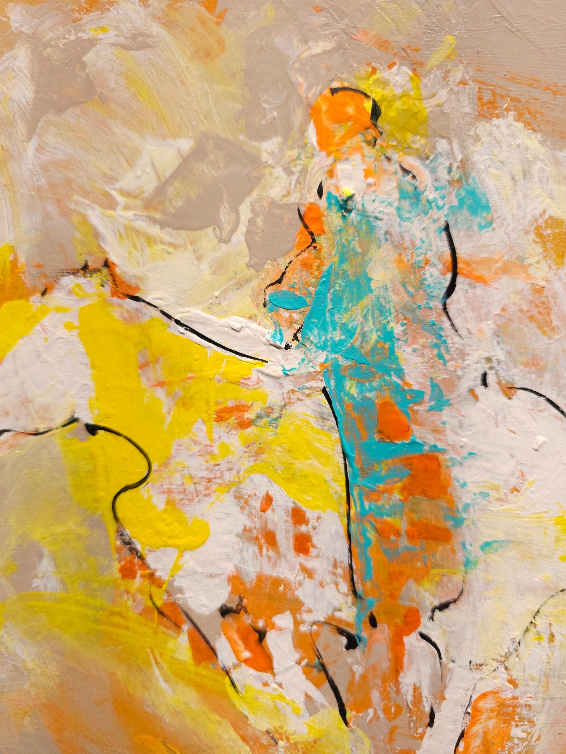 WAR EINE ZEIT, 2025 (Abstrakter Expressionismus), Painting, von Rocky Hawkins