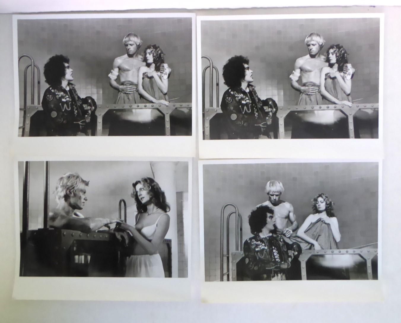 Rocky Horror Picture Show 1975 Film 18 pcs B/W Film Lobby Photos, Horror Picture Show (Ende des 20. Jahrhunderts) im Angebot