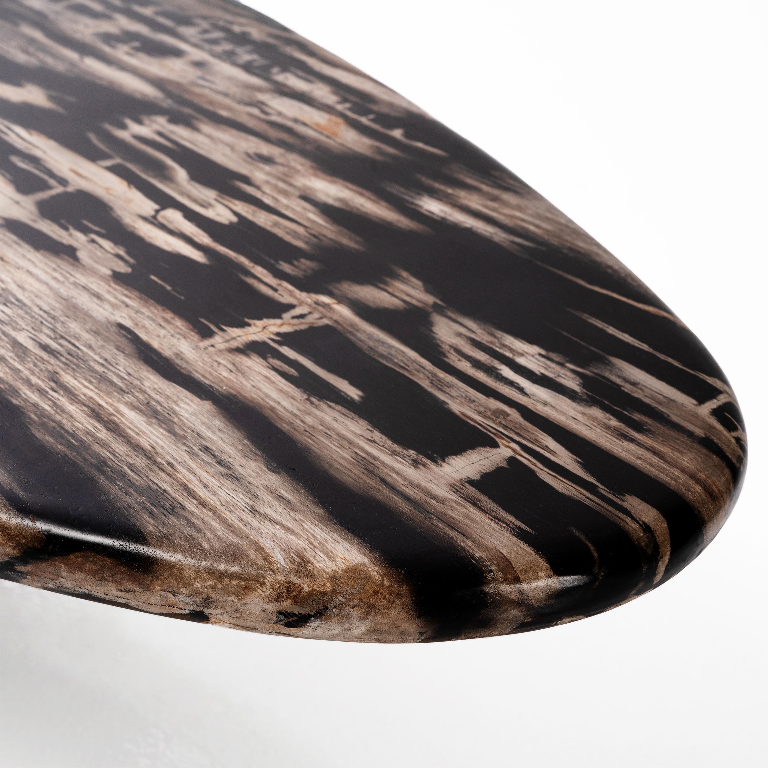 Contemporary Rocky Montage • Sculptural Petrified Wood Coffee Table by Odditi For Sale