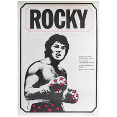 Vintage "Rocky", Original Communist Czechoslovakian Film Poster